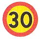 Rek. h&ouml;gsta hastighet 30 km