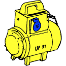 Omformare 220 V in - 115 V ut (miniutf&ouml;rande)