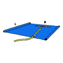 Sugmatta, 6x6 meter