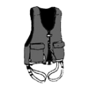 Fallskyddsv&auml;st, storlek L